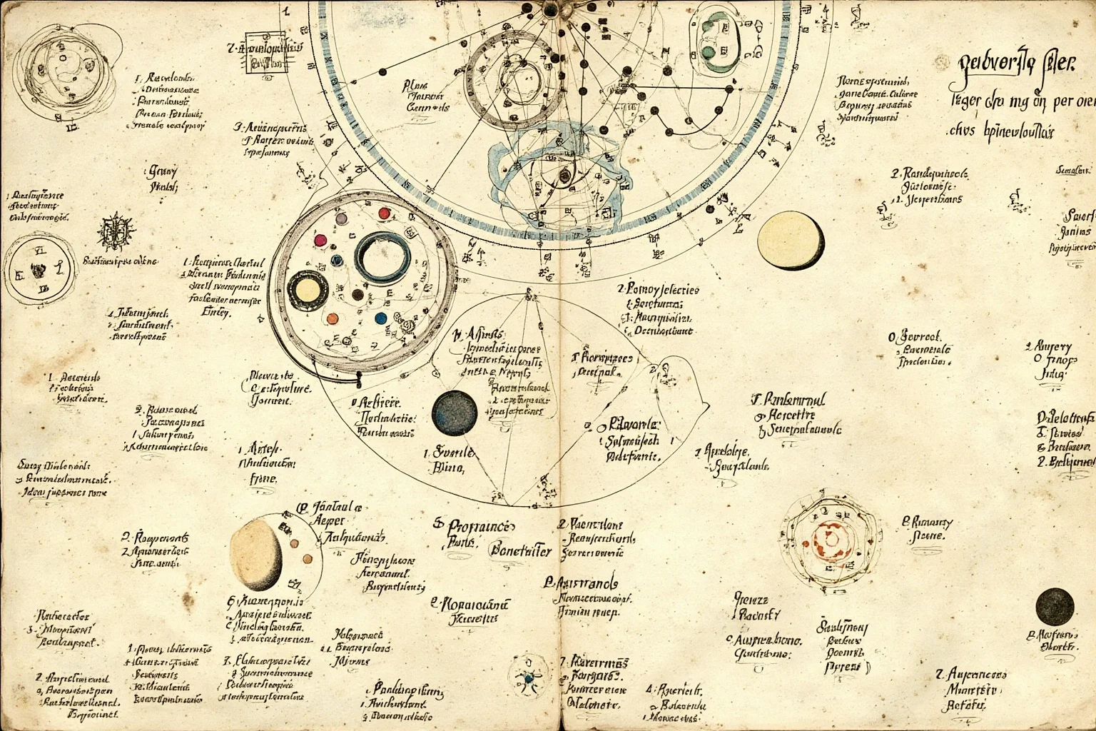 26 Facts About Nostradamus and His Predictions 10 A Renaissance-era astrological chart with zodiac symbols and planetary diagrams drawn in ink