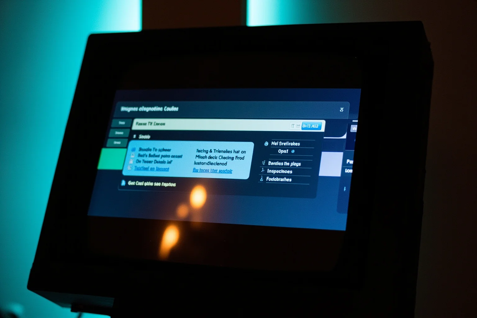 A retro computer screen displaying an old-style web browser window, early internet aesthetic