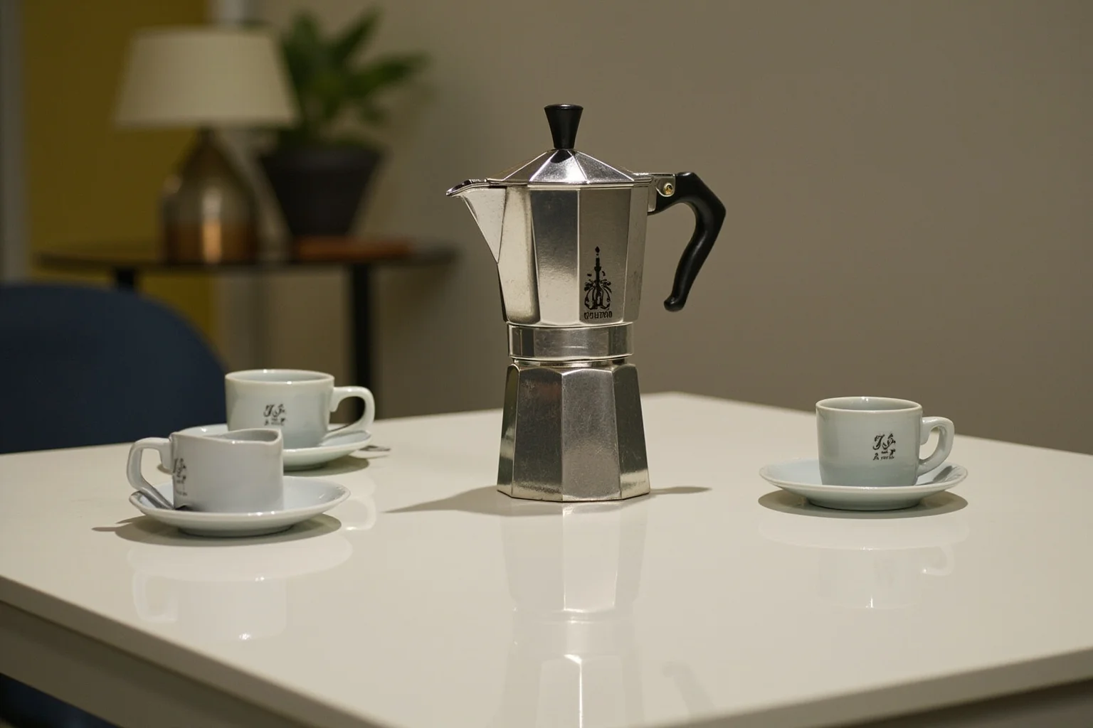 22 Things Every American Home Had in the 1920s 8 A shiny 1920s electric percolator coffee pot on a breakfast table set for two
