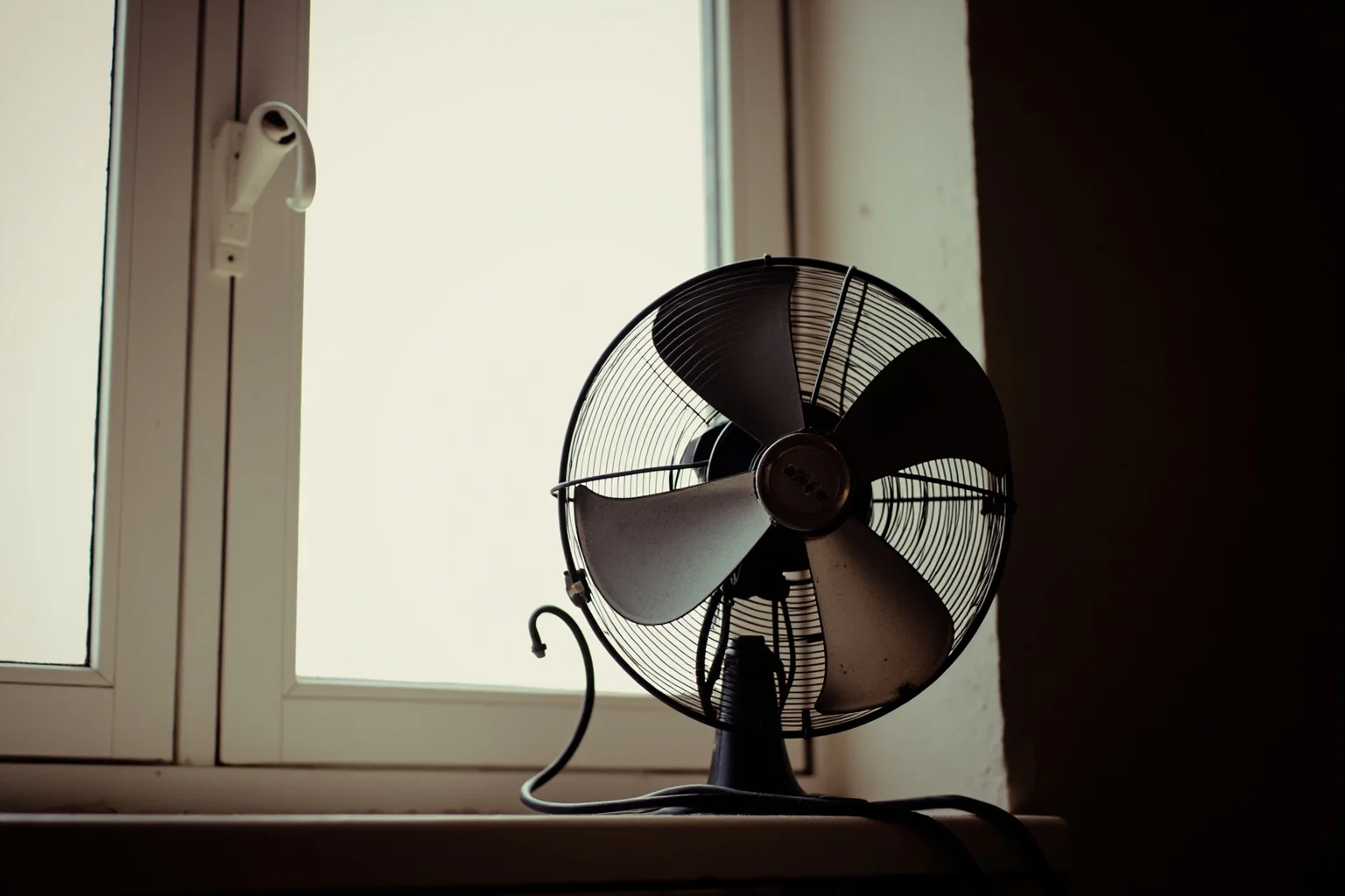 22 Things Every American Home Had in the 1920s 20 A vintage oscillating electric fan sitting on a windowsill in a 1920s bedroom