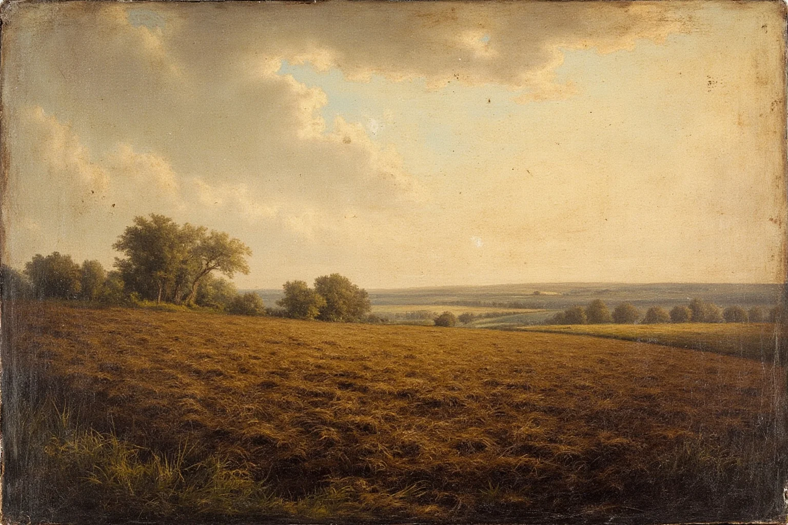23 Worst Things That Ever Happened in History 7 A weathered 19th-century Irish rural landscape with an empty potato field, symbolizing the Great Famine era