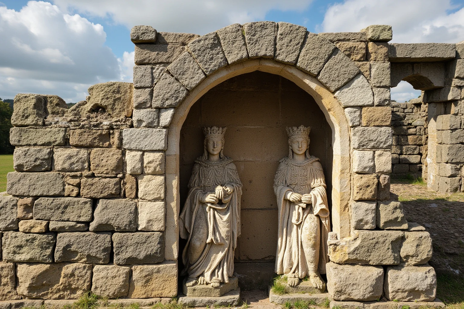 The Real Braveheart: The Story of How Robert the Bruce Freed Scotland 20 A weathered stone monument or abbey ruin representing a king's lasting legacy