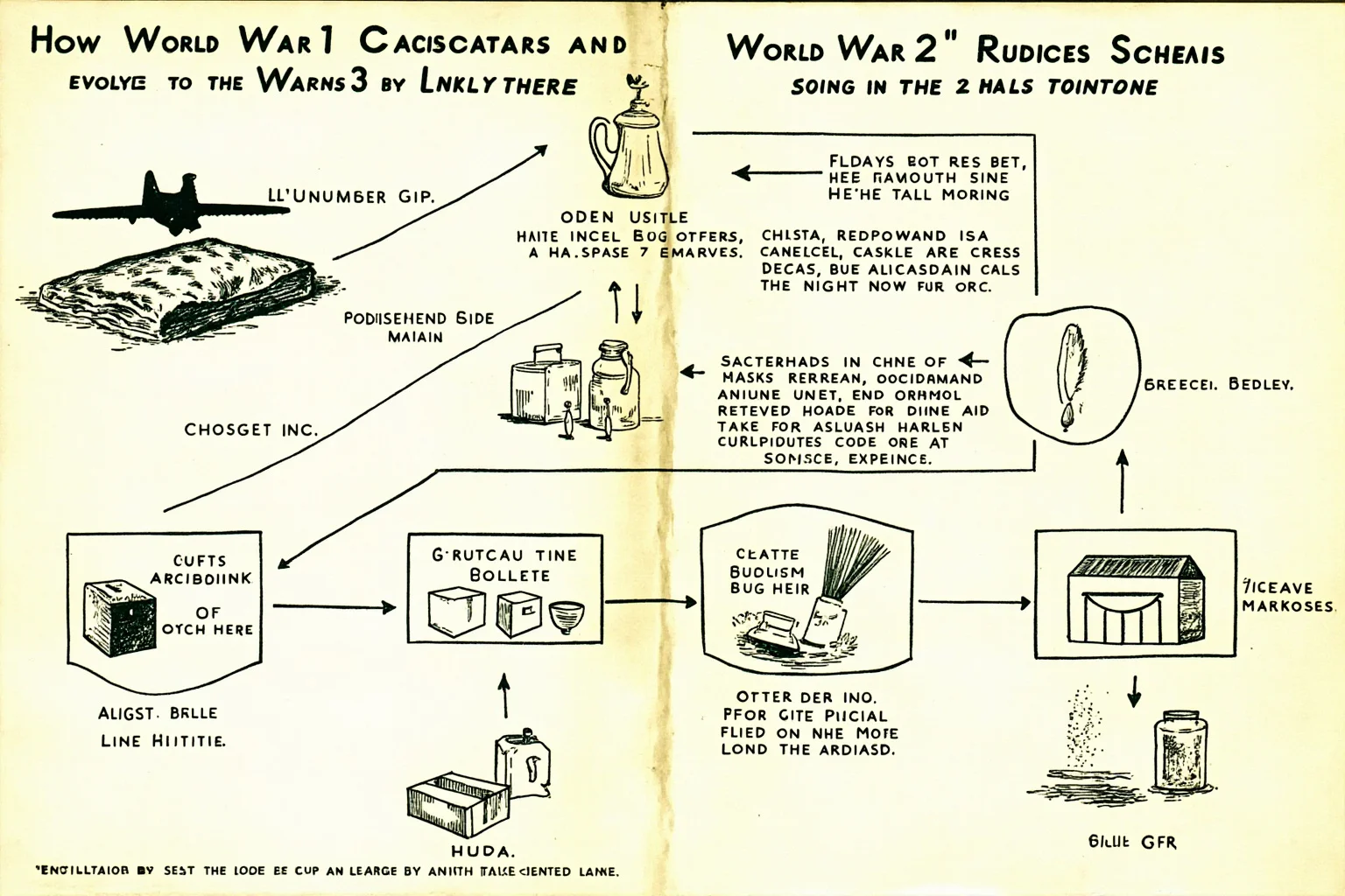 The Evolution of World War 1 Rations: 24 Facts About Food, Trenches, and Rationing 25 An archive photograph or illustration showing how rationing systems from World War 1 evolved into the more organized World War 2 rationing schemes