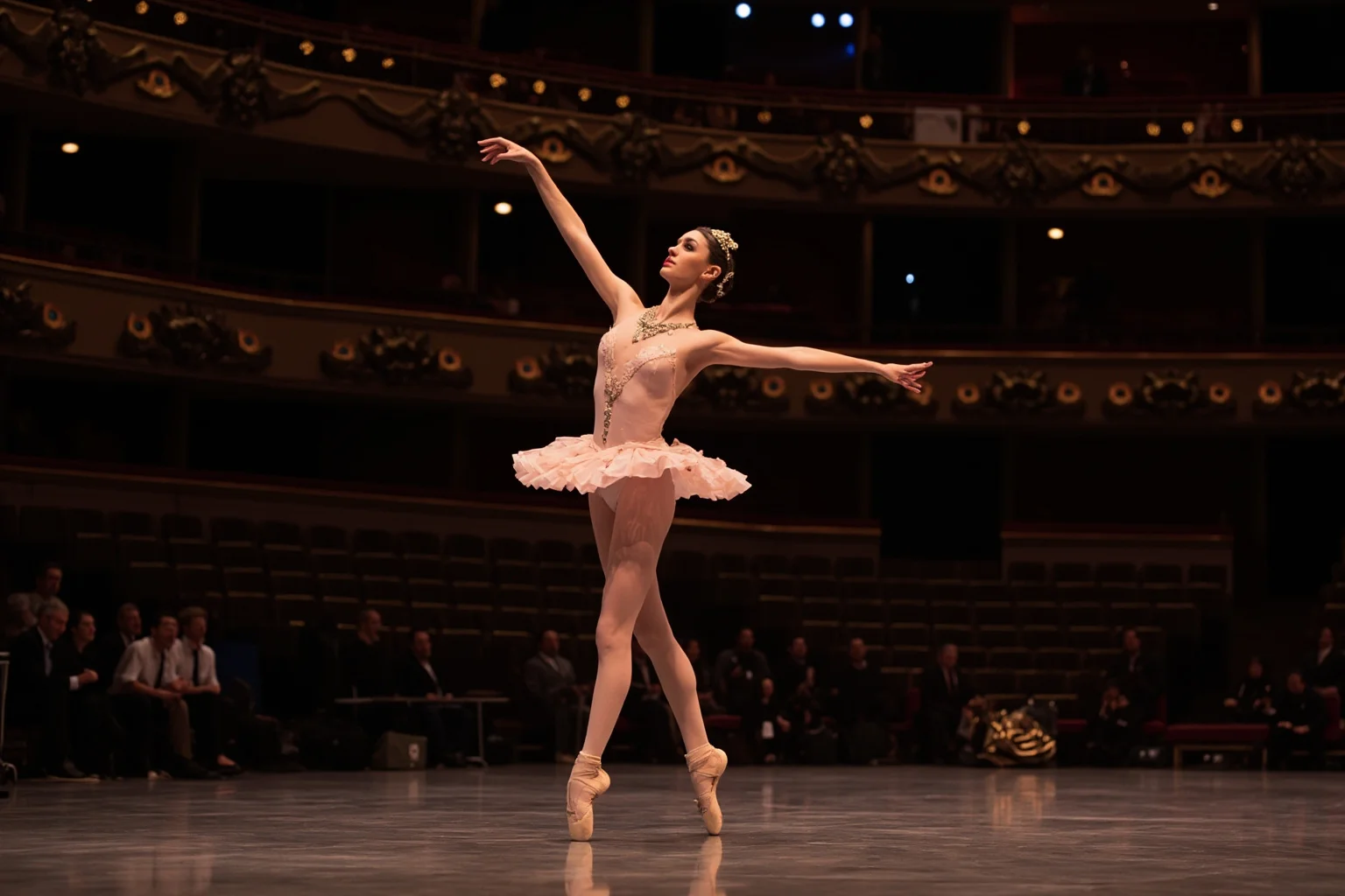 22 Inspiring Stories From Native American History 18 An elegant ballerina in mid-performance pose on a grand theater stage
