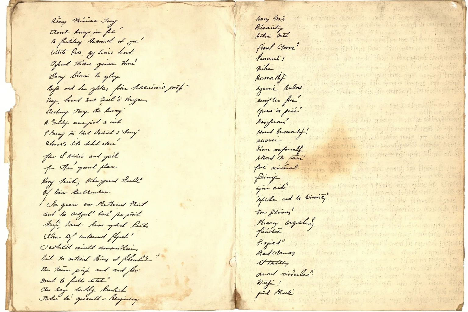 Familiars: The Long, Strange History of the Witch's Animal Companion 15 An old handwritten manuscript page with animal names scrawled in ink, historical document style illustration