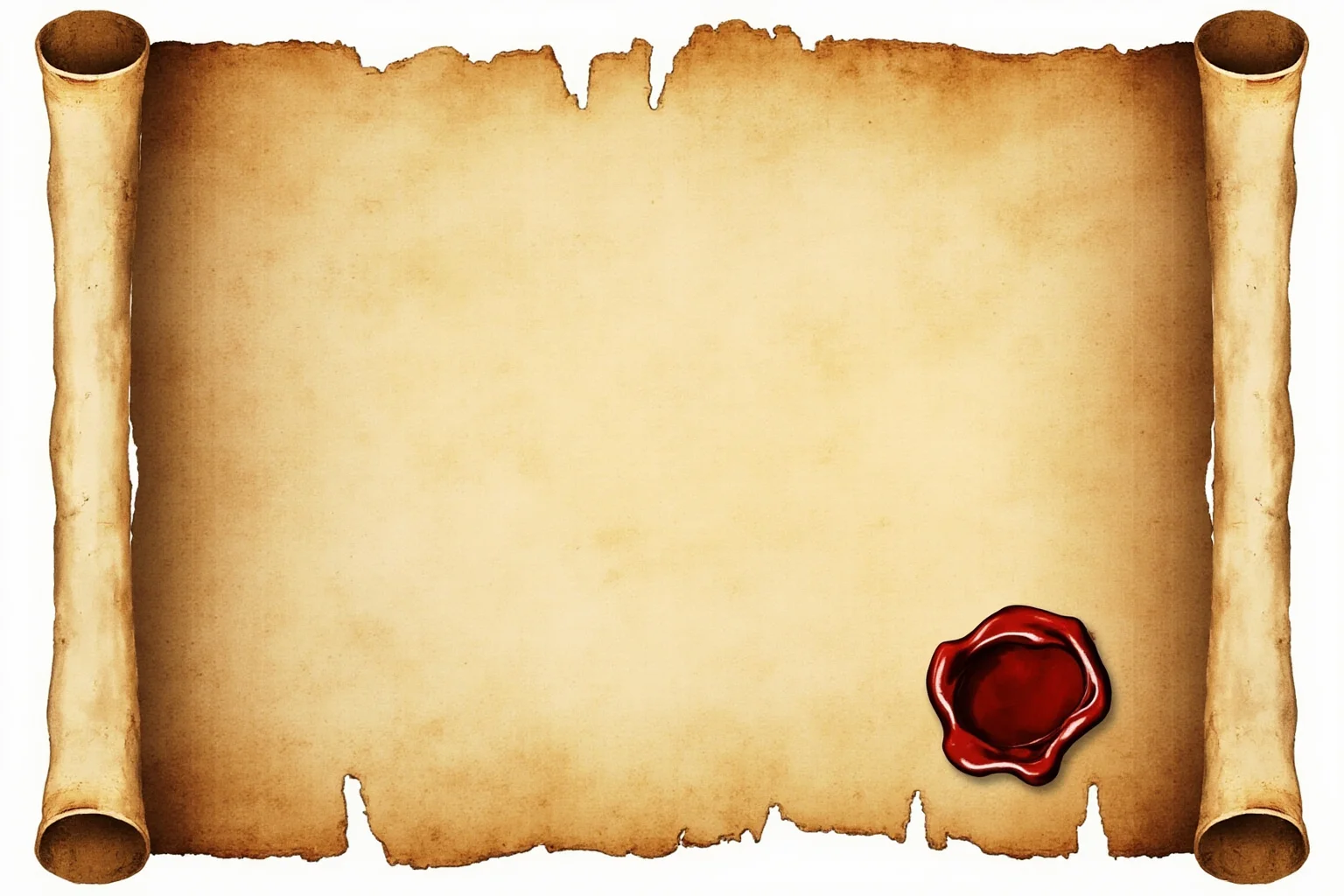 Familiars: The Long, Strange History of the Witch's Animal Companion 22 An old parchment scroll with a wax seal representing a historical law document, illustration