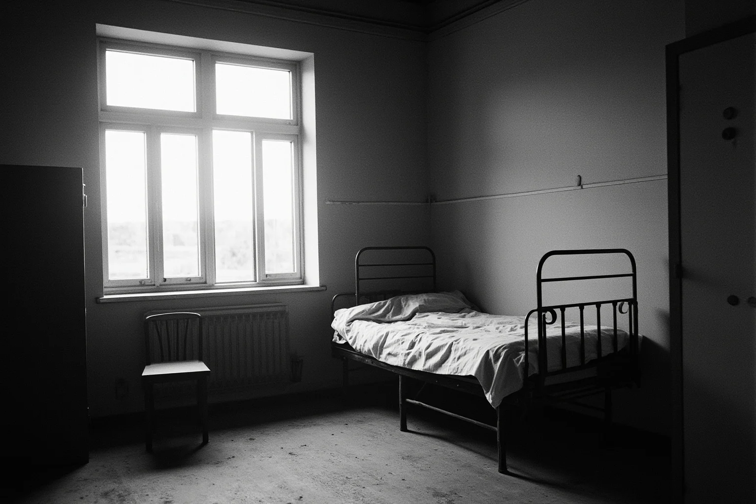 TB or Not TB: 22 Historical Figures Who Contracted Tuberculosis 5 An old sanatorium bedroom in early 20th-century Central Europe with a lone patient's bed by a large window