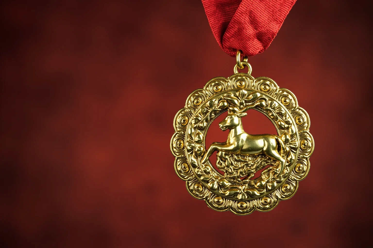 Highest Military Decorations: 20 Rare and Obsolete Medals You'll Never See Again 19 An ornate golden fleece pendant medal hanging from a red ribbon, styled as a centuries-old chivalric order
