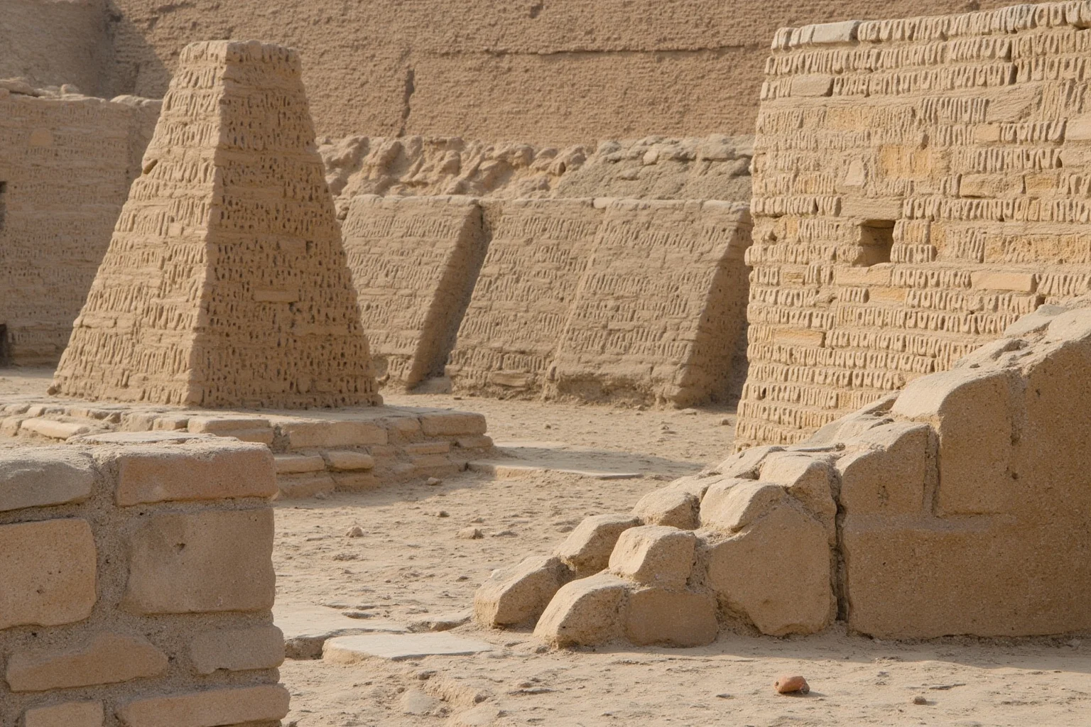 Countries With the Longest Histories (and 10 With the Shortest) 14 Ancient clay tablets with cuneiform writing beside reconstructed ziggurat ruins