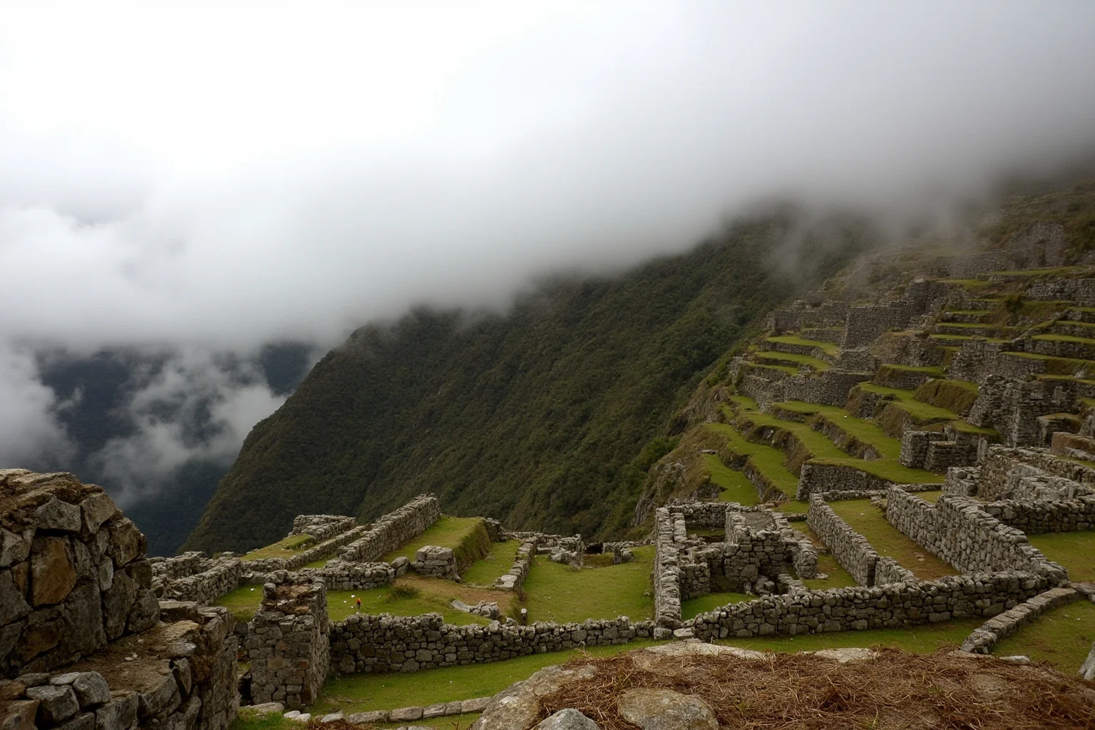 Empires That Fell Slowly—and 20 That Collapsed Overnight 10 Andean mountain ruins of an Inca city shrouded in mist