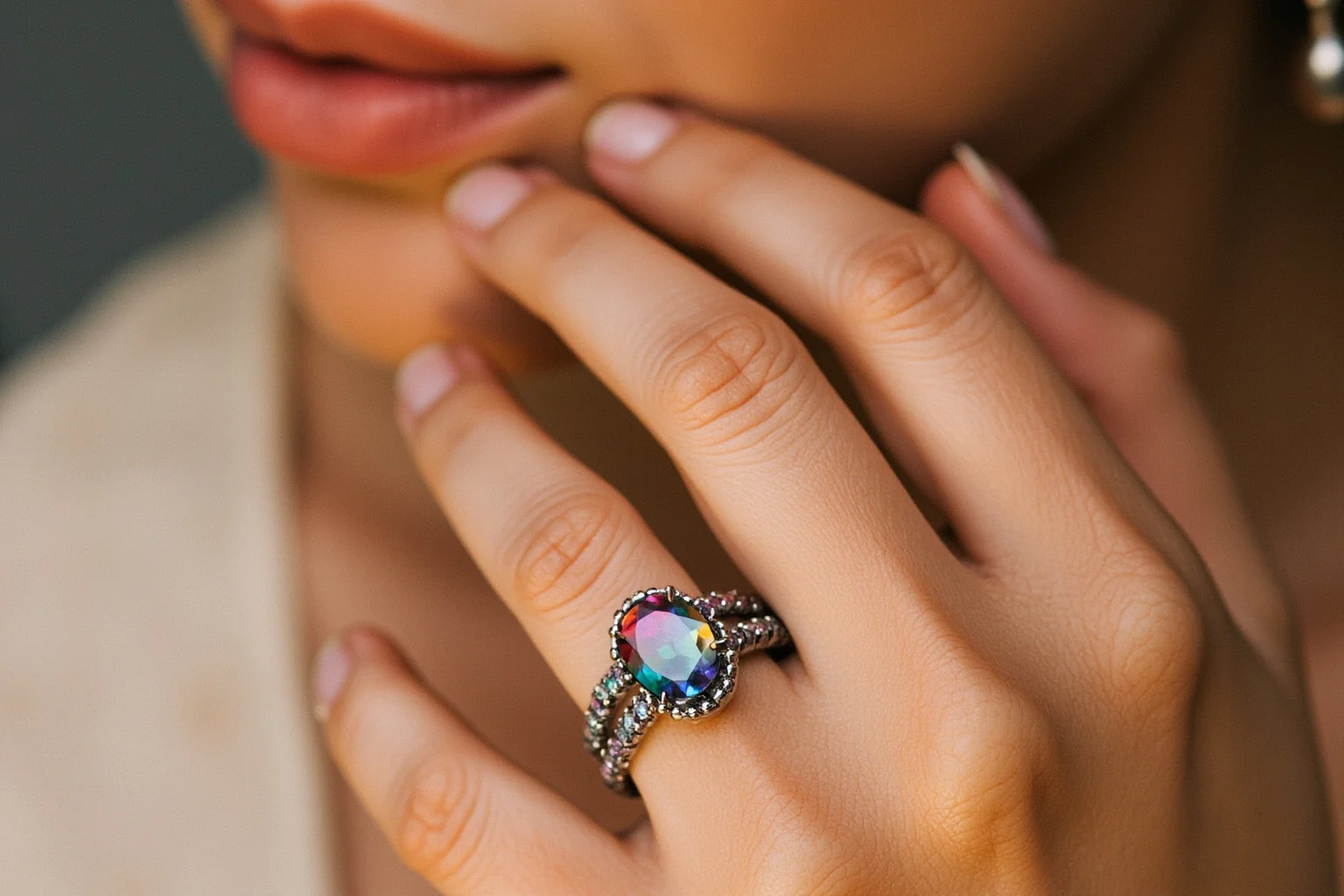 Biggest Fads Throughout American History 24 Close-up of a color-changing mood ring on a hand, 1970s style