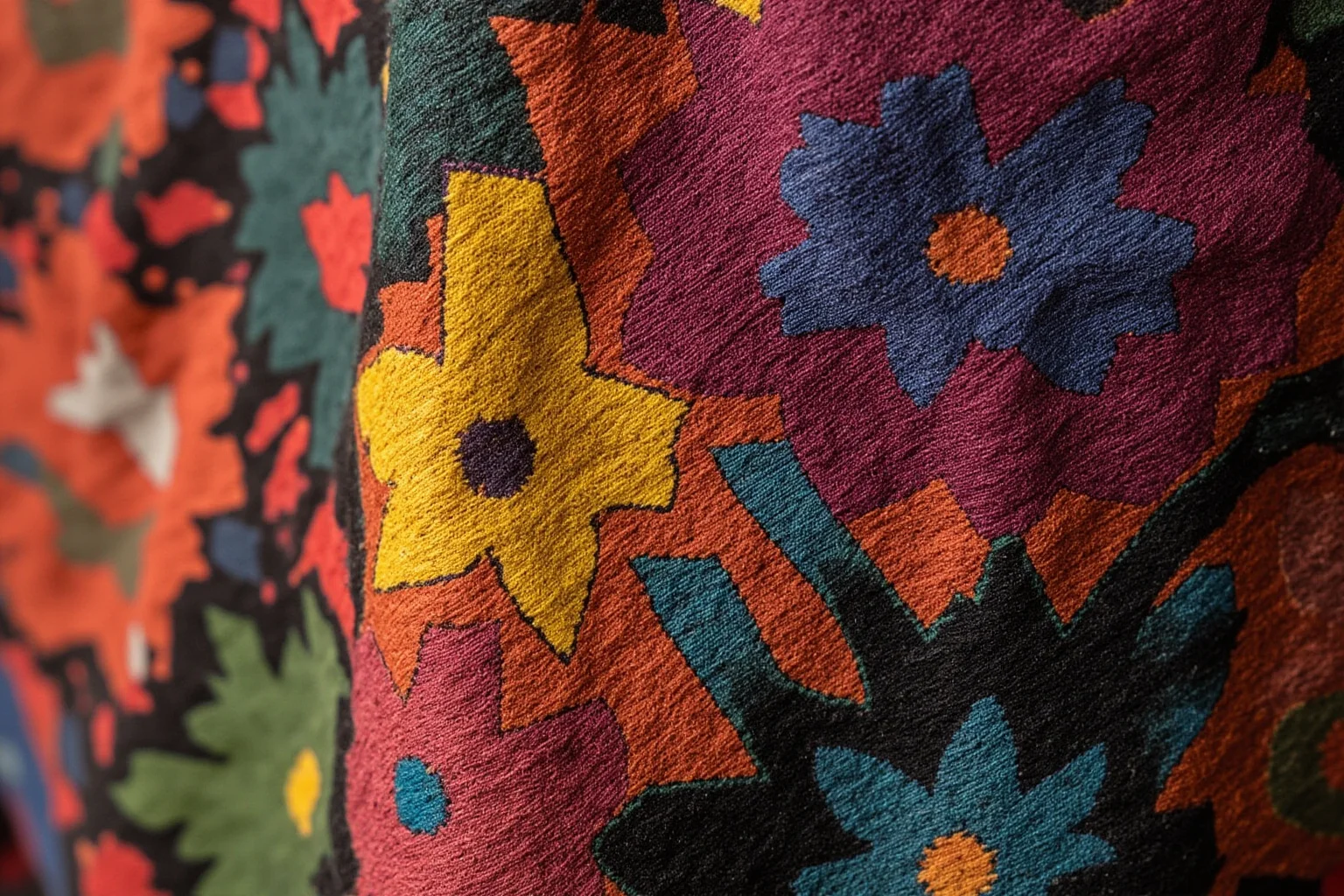 The Real Braveheart: The Story of How Robert the Bruce Freed Scotland 16 Close-up of medieval Scottish textile patterns and pigments, representing costume and historical accuracy