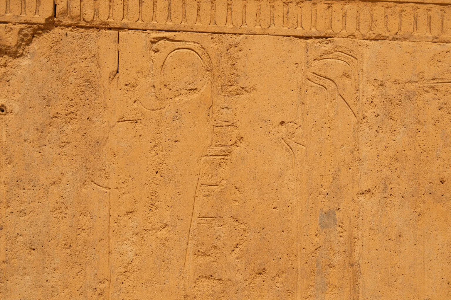 Proof of Time Travel? 20 Famous Photos, Notes, and Stories Fact-Checked 16 Close-up of ornate ancient Egyptian temple wall carvings with lotus and serpent motifs