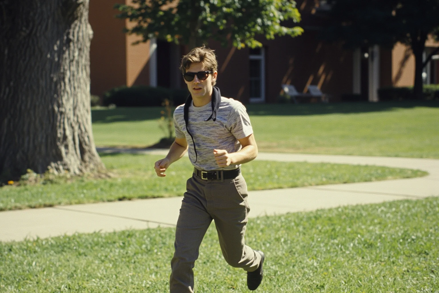 Biggest Fads Throughout American History 22 College student streaking across a sunny campus quad in the mid-1970s, tasteful silhouette