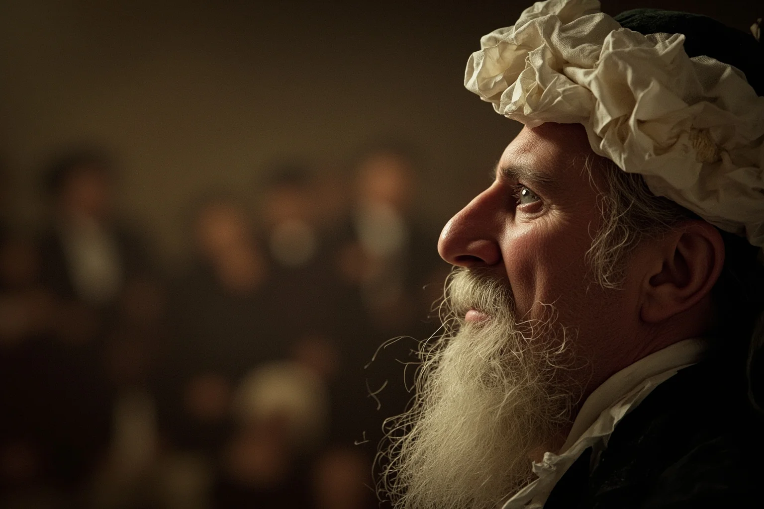 The Most Shameless Traitors of All Time 18 French aristocrat in 18th century formal dress during Revolution, voting in assembly, royal symbols crumbling