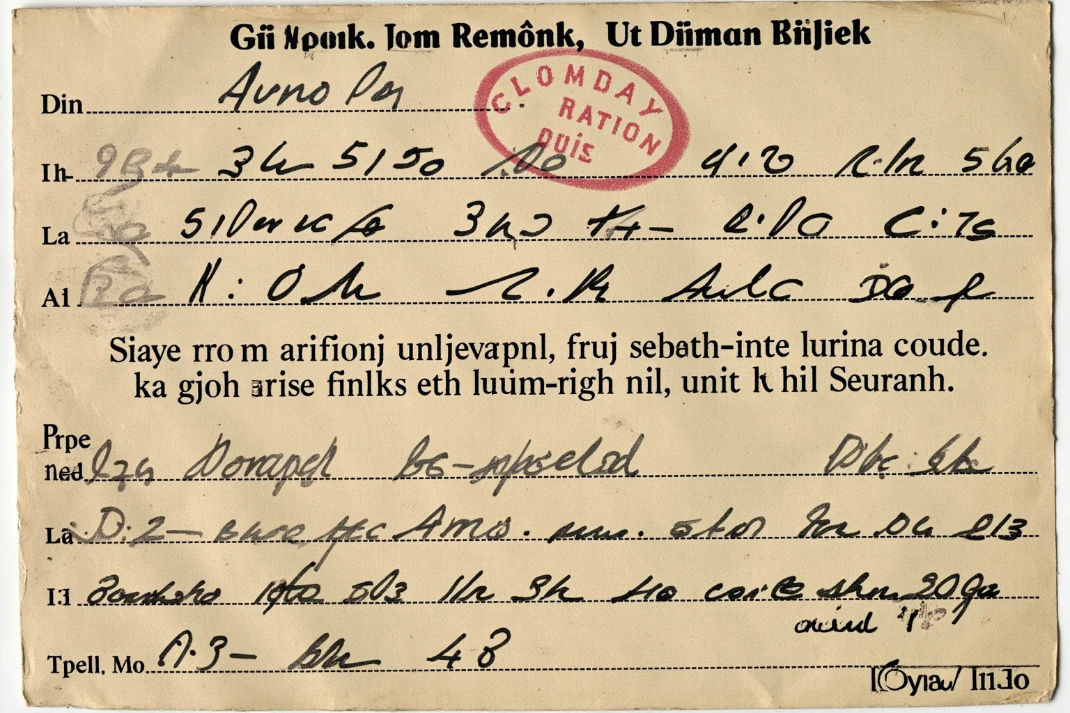 The Evolution of World War 1 Rations: 24 Facts About Food, Trenches, and Rationing 21 German ration cards from later in the war showing drastically reduced allowances, with empty or nearly empty food bowls