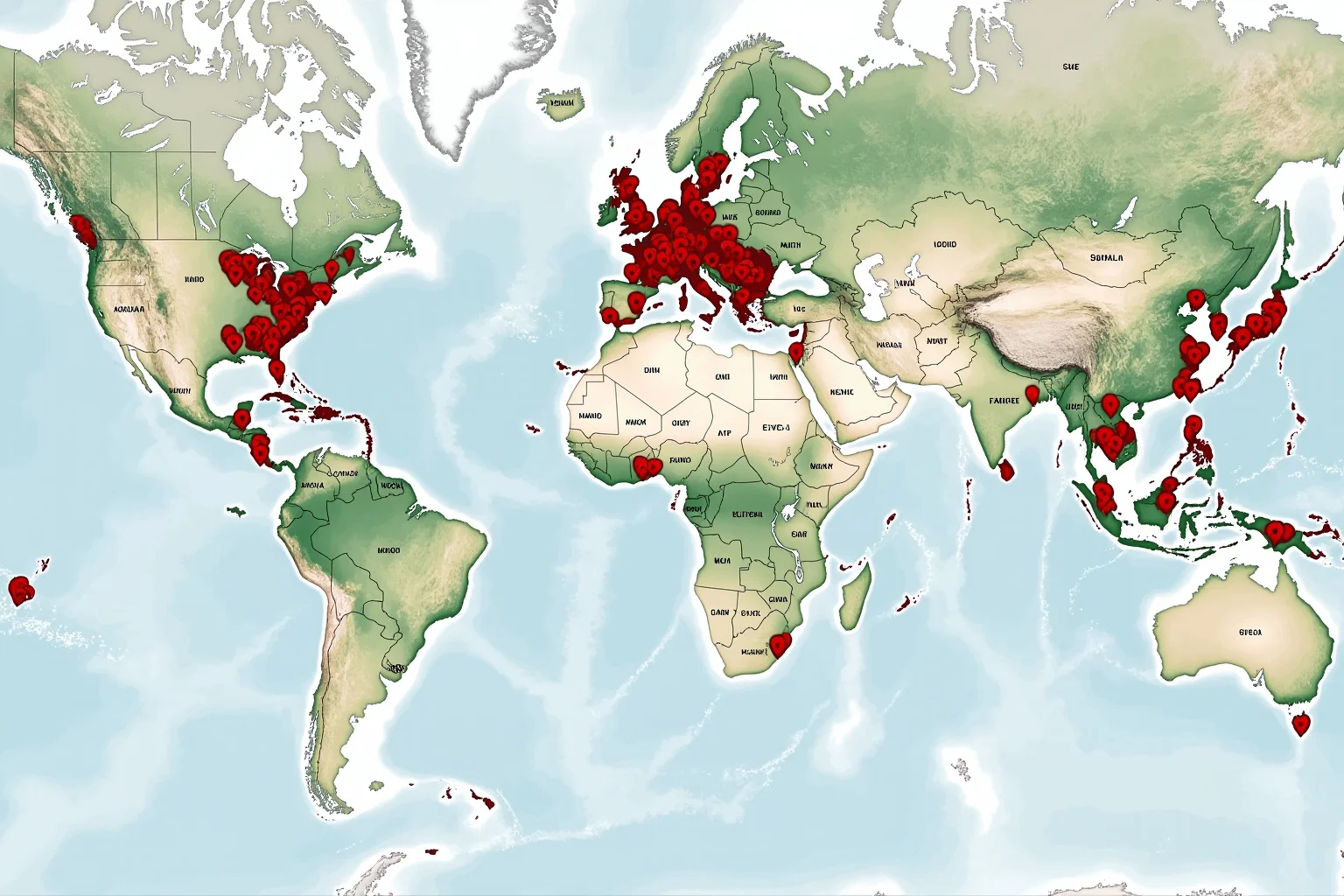 Best Nonfiction Books About WWI: The 25 Best WWI and WWII Reads 15 Global map with theater markers across Europe, Africa, and the Pacific, muted colors