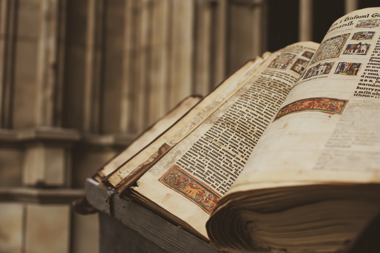 Countries With the Longest Histories (and 10 With the Shortest) 8 Illuminated medieval manuscript pages beside a stone cathedral facade in soft daylight