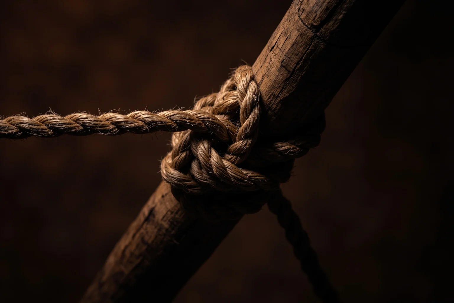 It's In The Name: Why Alexander The Great Is Considered History's Greatest General 8 Illustrated close-up of an ornate ancient knot made of rope tied around a wooden cart pole, dramatic lighting