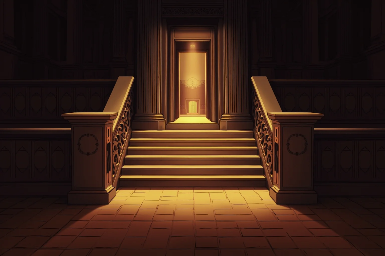 10 of History's Most Evil People & 10 of Its Greatest Heroes 18 Illustration of a 19th-century government hall with dramatic lighting, symbolizing wartime leadership and unity