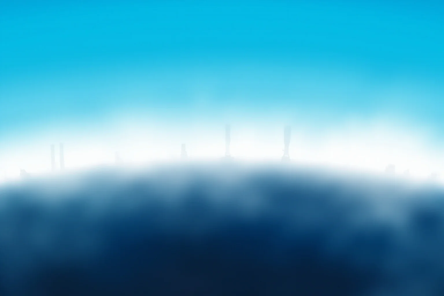 22 Historical Events That Will Restore Your Faith In Humanity 21 Illustration of a clear blue sky over Earth with a subtle glowing atmospheric layer and smokestacks fading in the distance