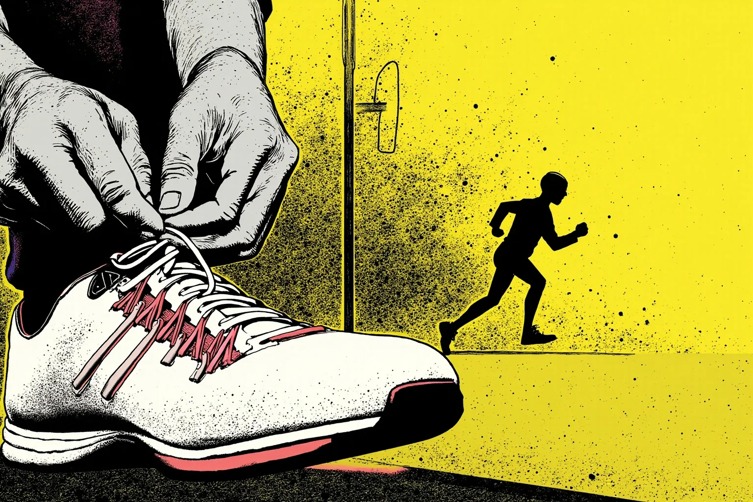 26 Famous Mark Twain Quotes (And the Ones He Never Actually Said) 25 Illustration of a shoe being laced up quickly while a shadowy rumor races off in the background
