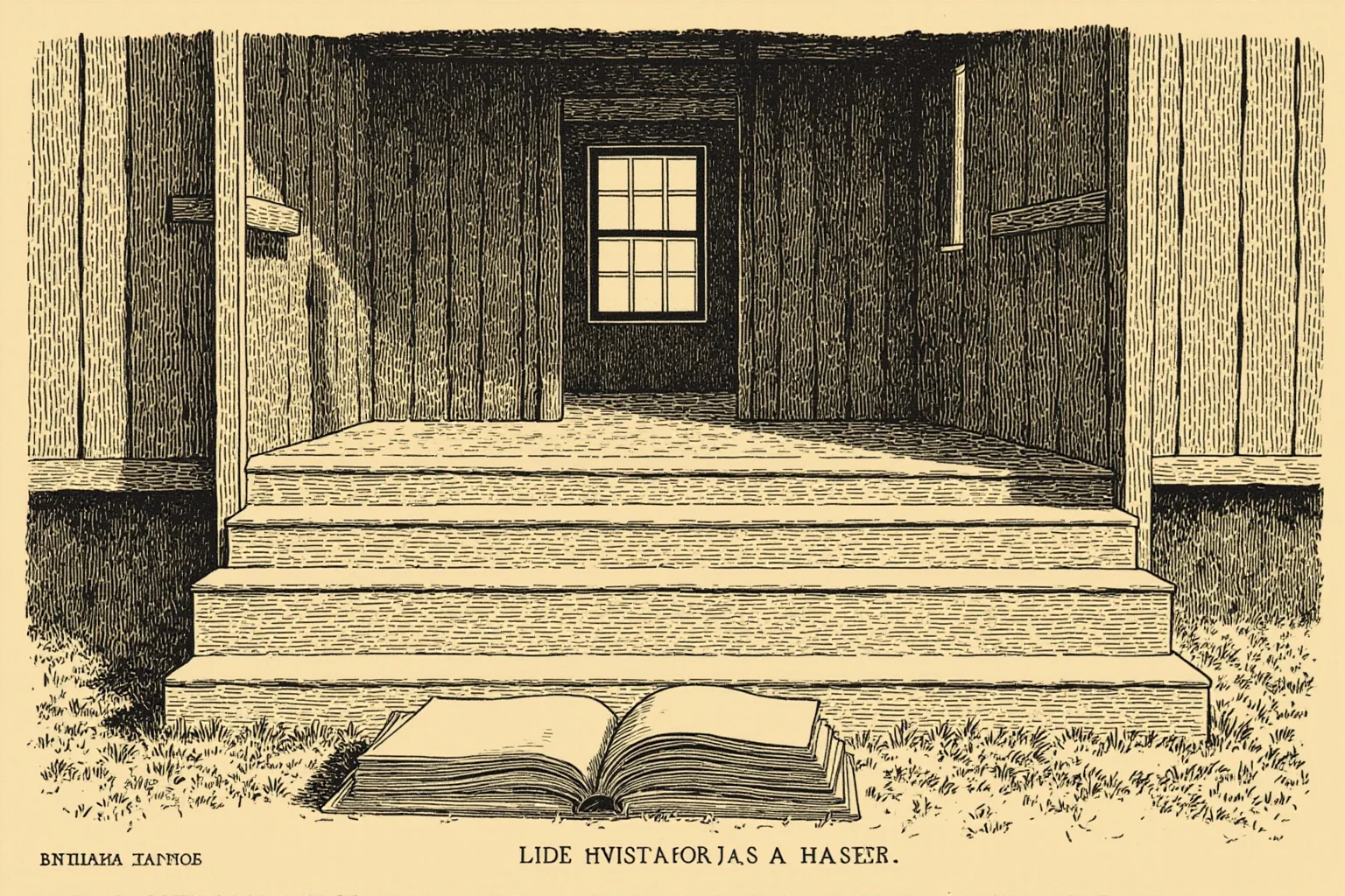 26 Famous Mark Twain Quotes (And the Ones He Never Actually Said) 23 Illustration of an old schoolhouse with a book left open on the front steps, ready for the child