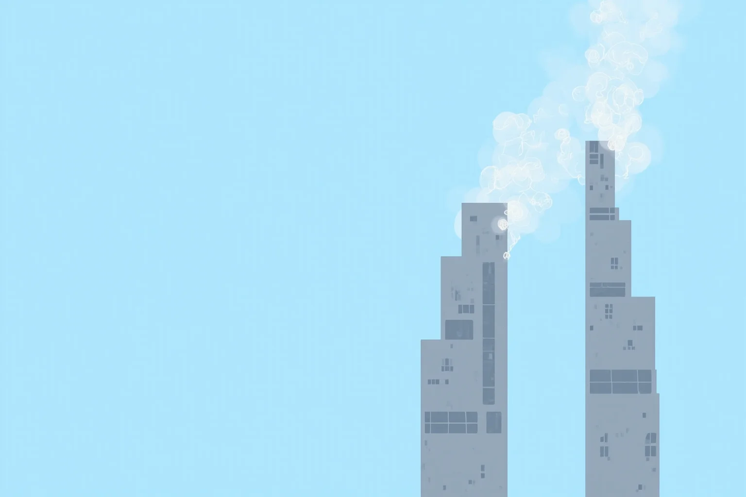 25 Most Memorable Dates in History (And Why They Still Matter) 26 Illustration of two tall city towers with smoke rising against a clear blue sky, respectful and non-graphic
