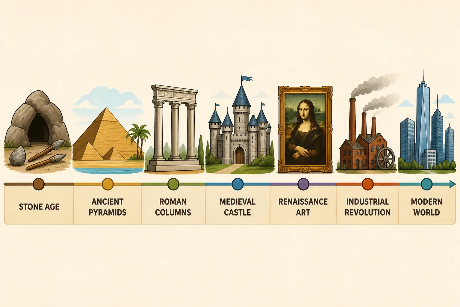 Most Significant Historical Time Periods Throughout History