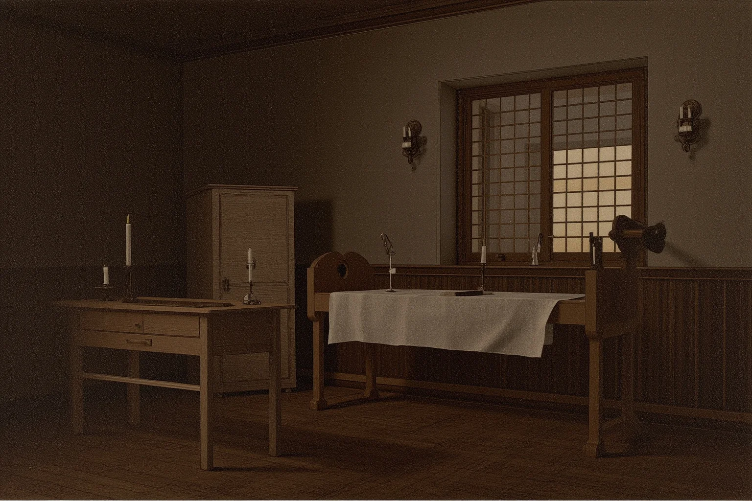 Public Executions Were Once The Most Attended Events In Town — Here's What That Says About Us 14 Old anatomical study room with candlelight, wooden table, and medical instruments, historical illustration