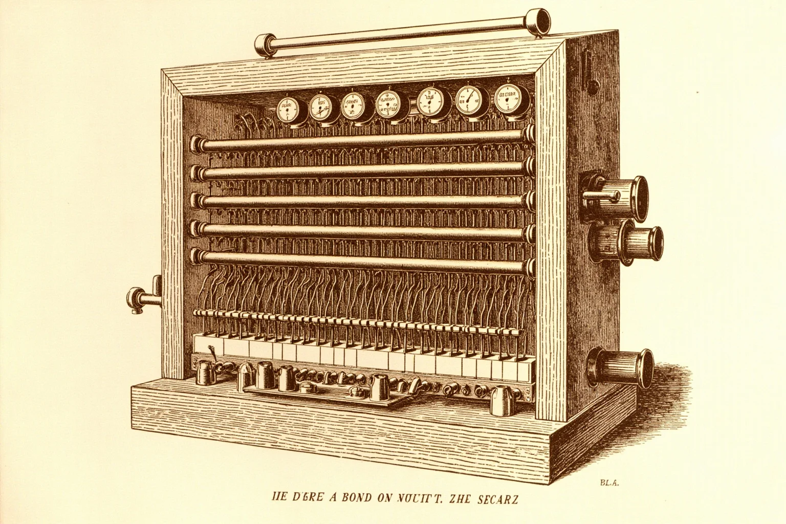Inventors Who Stole Genius Ideas And Got All Glory 11 Old telegraph machine with copper wires and a wooden case, sepia-toned illustration