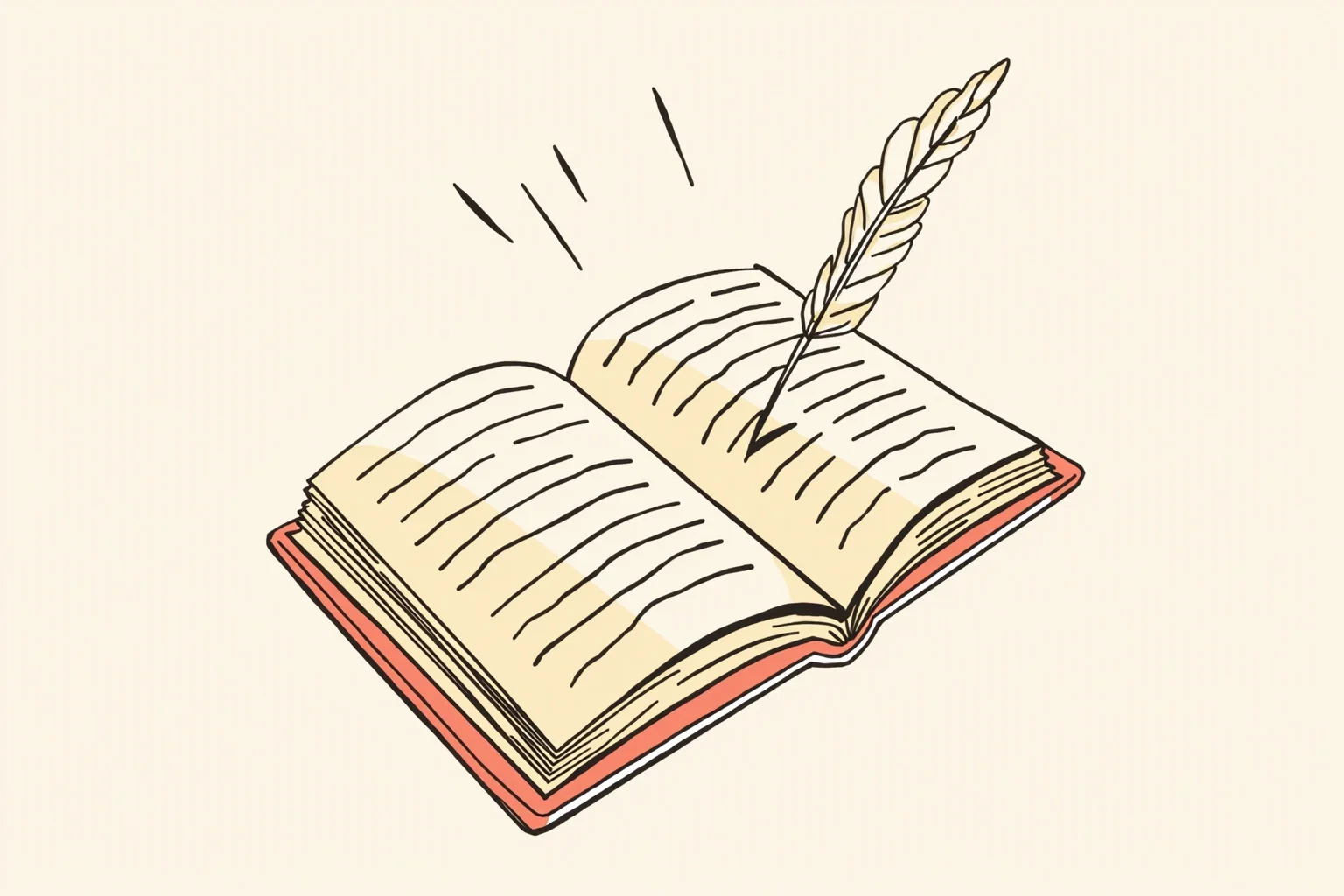 Public Executions Were Once The Most Attended Events In Town — Here's What That Says About Us 2 Illustration of a dictionary-style open book with a quill pen, symbolizing the definition of a historical legal term