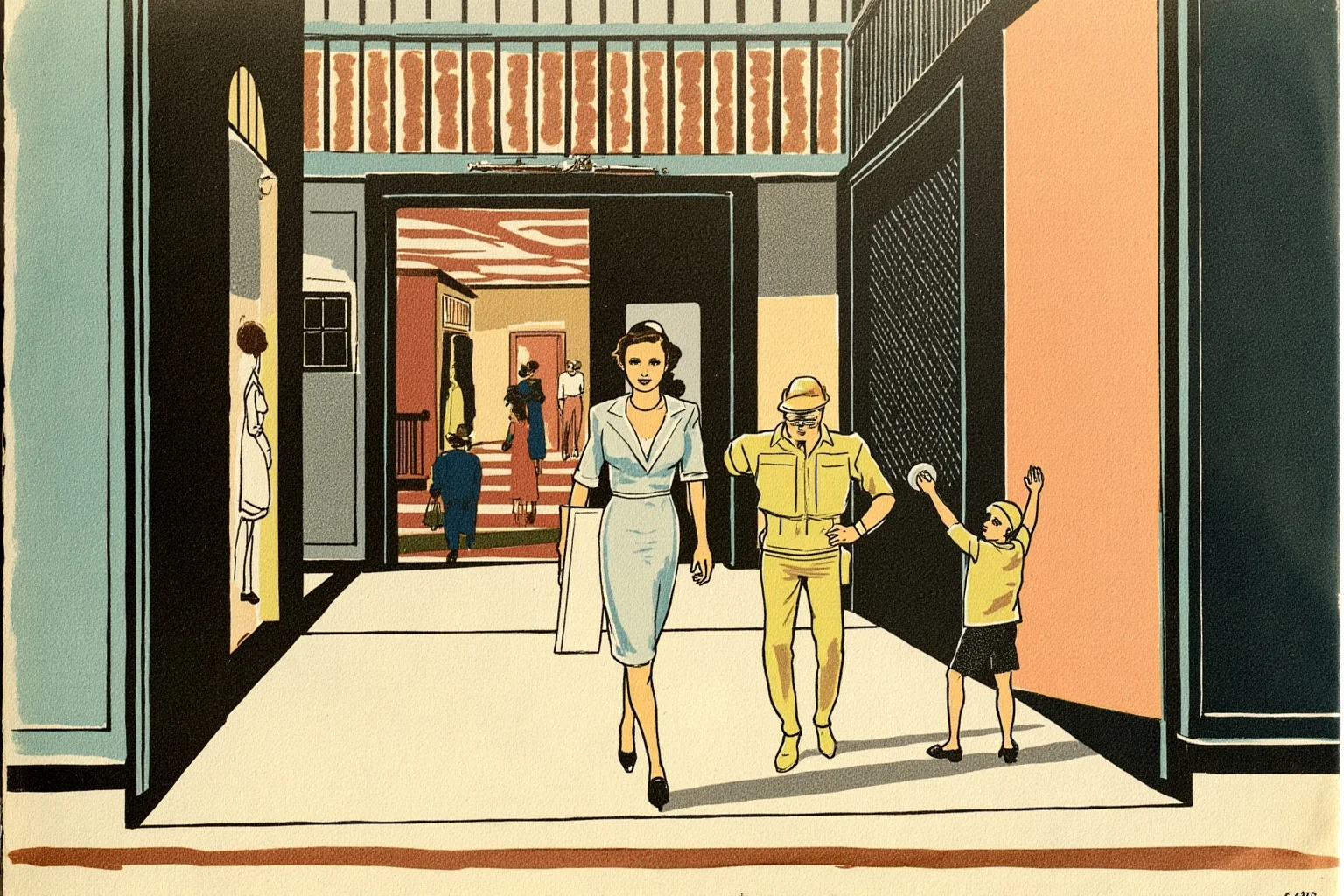 The Heartbreaking Life Story of Judy Garland: 26 Facts You Should Know 5 Retro 1930s Hollywood studio gate illustration with a young actress walking in holding a contract folder