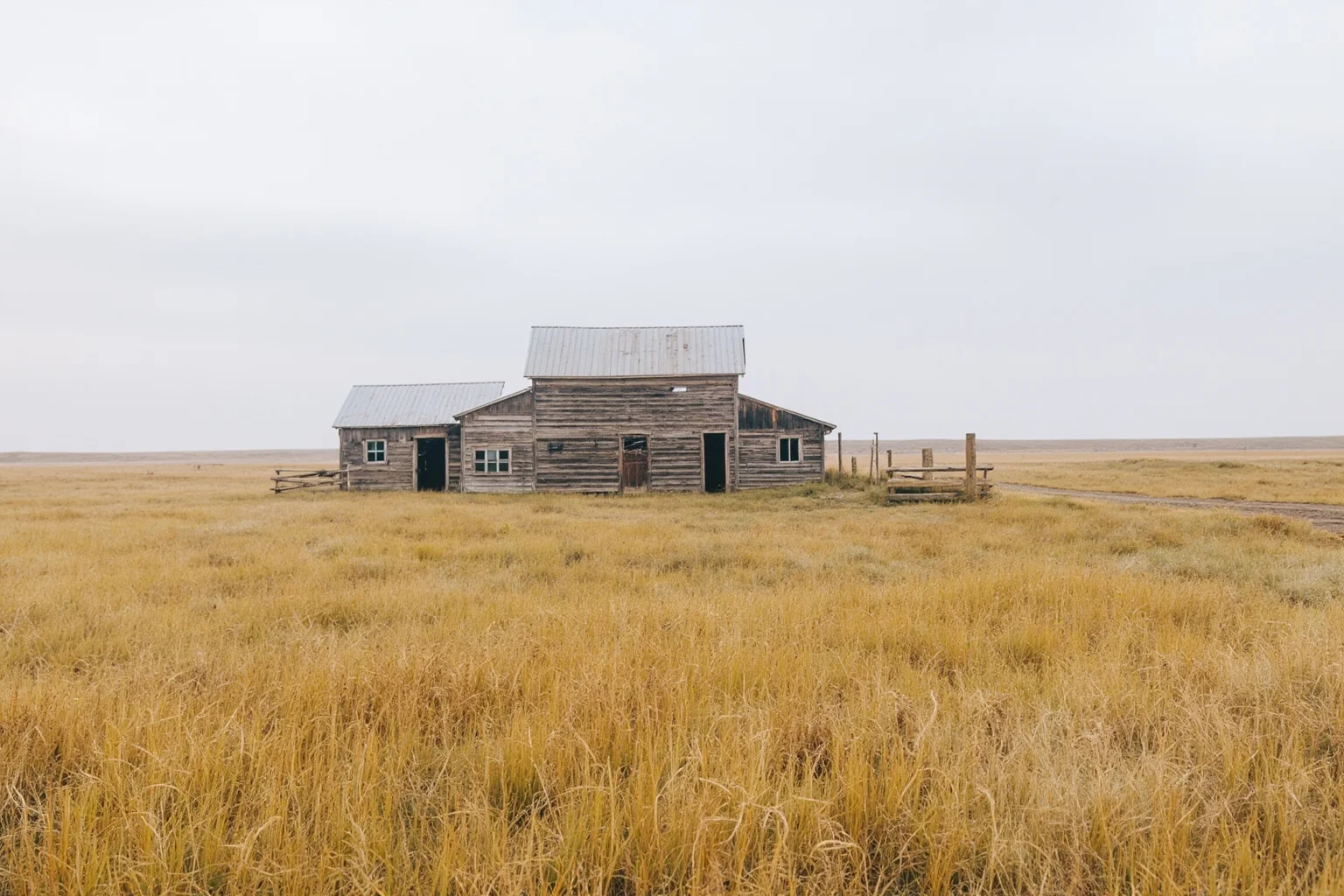 25 Famous American Historical Homes You Can Still Visit Today 24 Small rustic 19th-century farm cabin and barn on an open prairie-like landscape