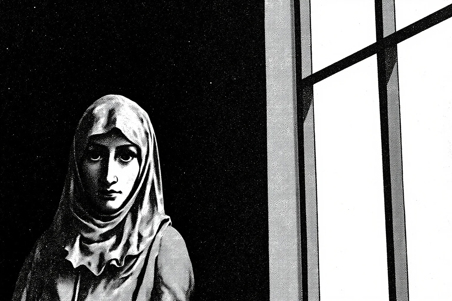 Lord Byron and Lady Caroline Lamb: History's Messiest Love Story 16 Somber illustration of a Regency-era woman alone by a window, looking pale and withdrawn