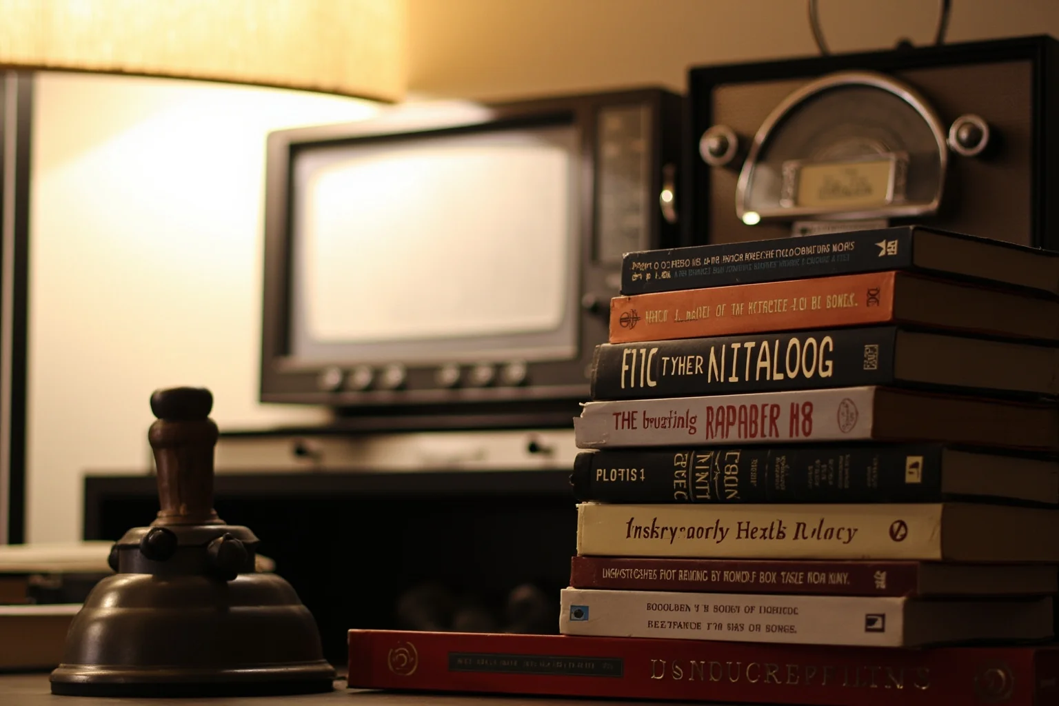 Best Nonfiction Books About WWI: The 25 Best WWI and WWII Reads 14 Stack of WWII-era history books beside an antique radio and reading lamp