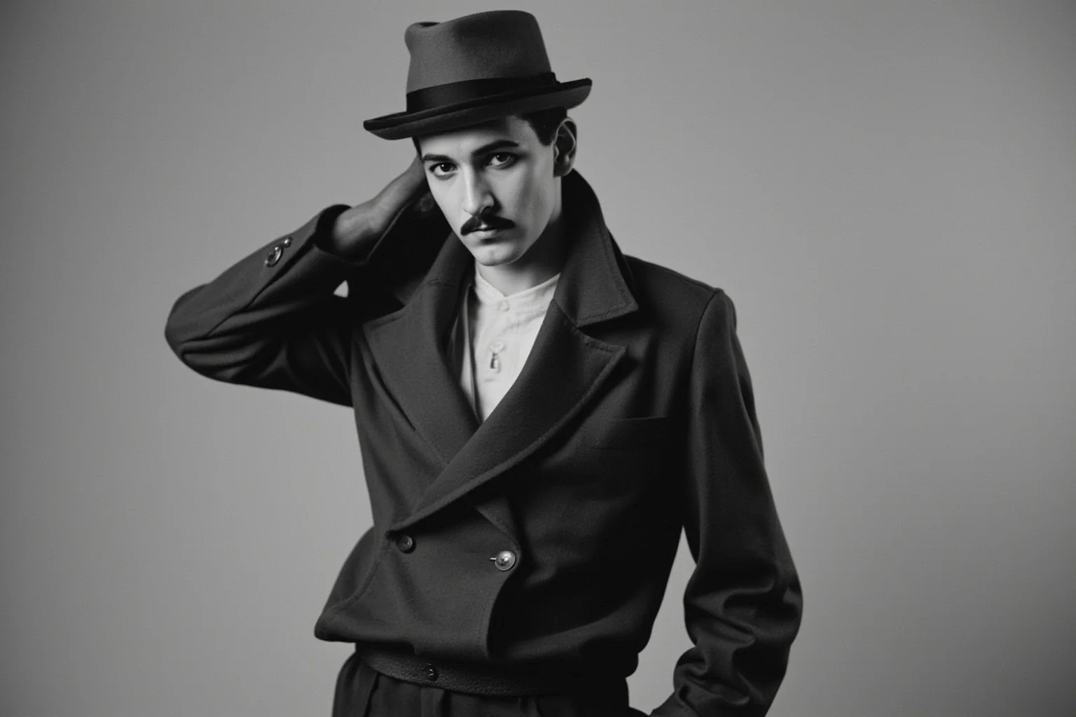 Biggest Fads Throughout American History 11 Stylish young man wearing an oversized 1940s zoot suit with wide-brimmed hat