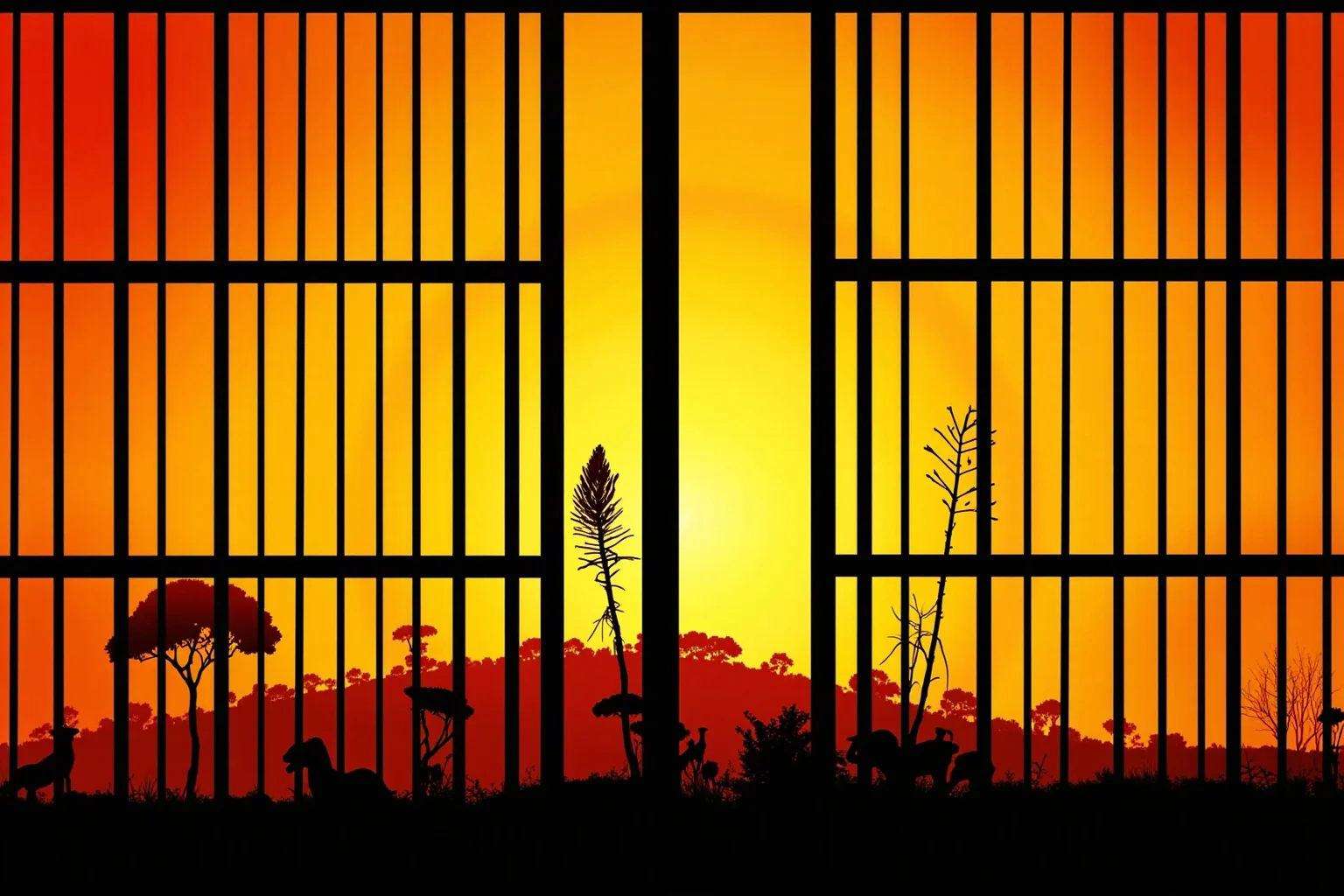 10 of History's Most Evil People & 10 of Its Greatest Heroes 13 Symbolic illustration of prison bars opening onto a sunrise over African landscape, representing freedom and reconciliation