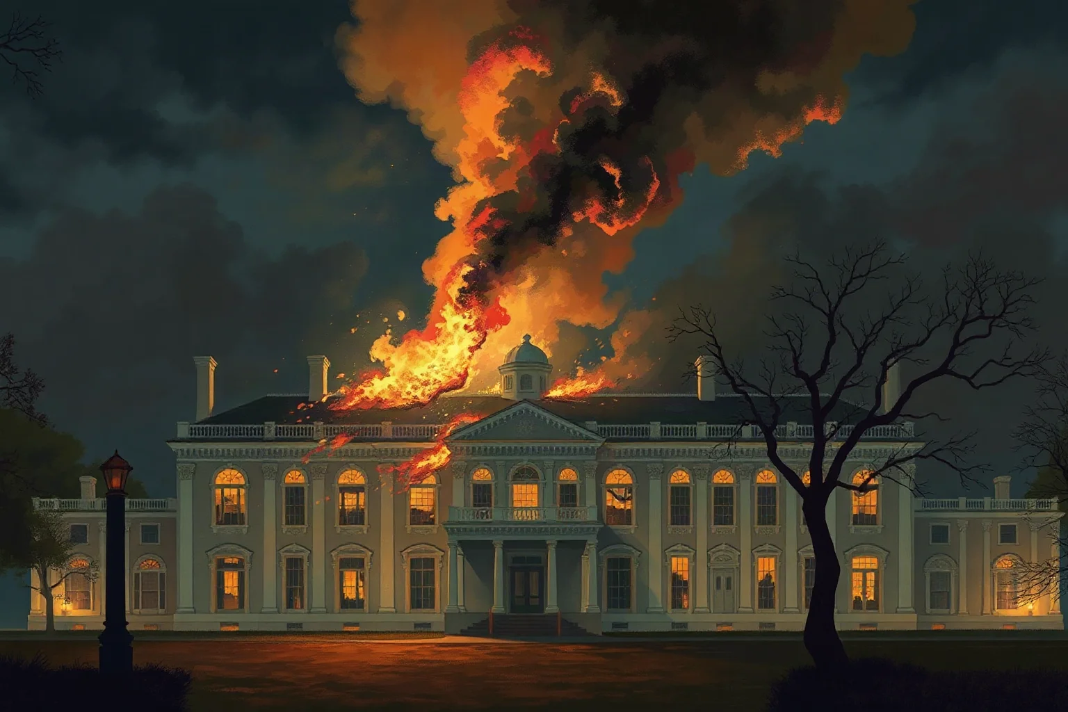 The Day British Forces Burned Down The White House