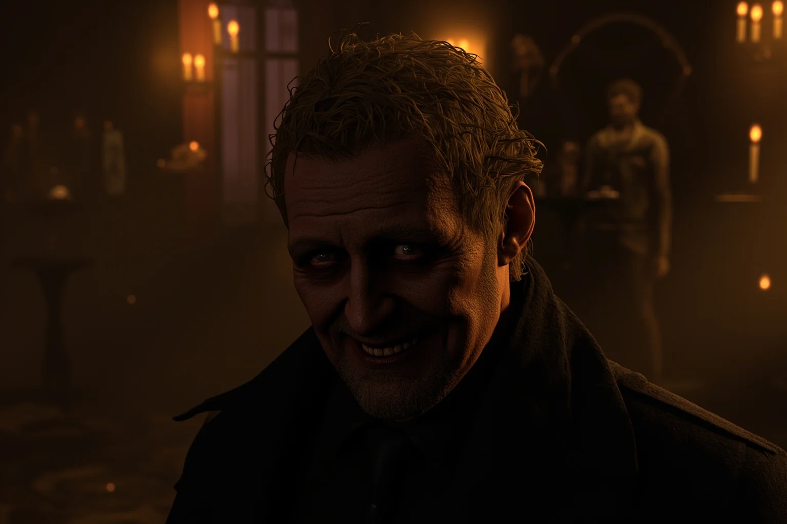 20 of History's Most Infamous 'Ugly' Figures — Myth vs. Reality 16 Unkempt Russian mystic with piercing eyes and matted hair, mysterious and unsettling presence, candlelit palace interior with hostile courtiers