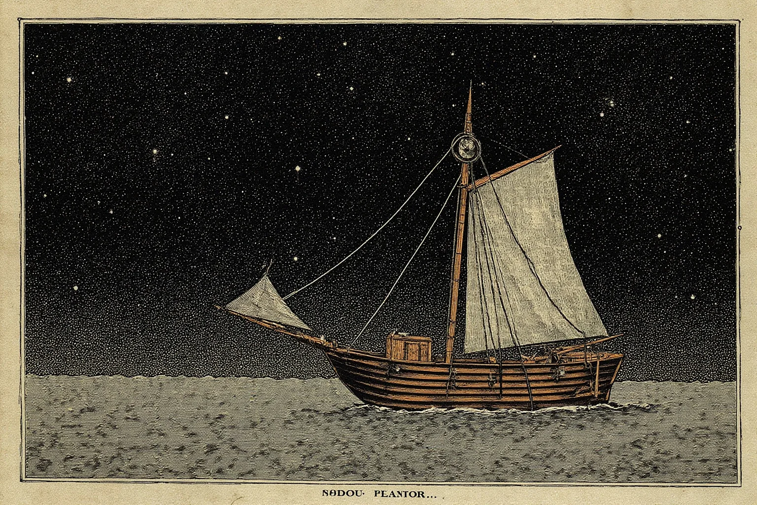 22 Famous Constellations With Fascinating Ancient Histories 21 Vintage-style star chart illustration of the old Argo Navis ship constellation sailing across a starry sky