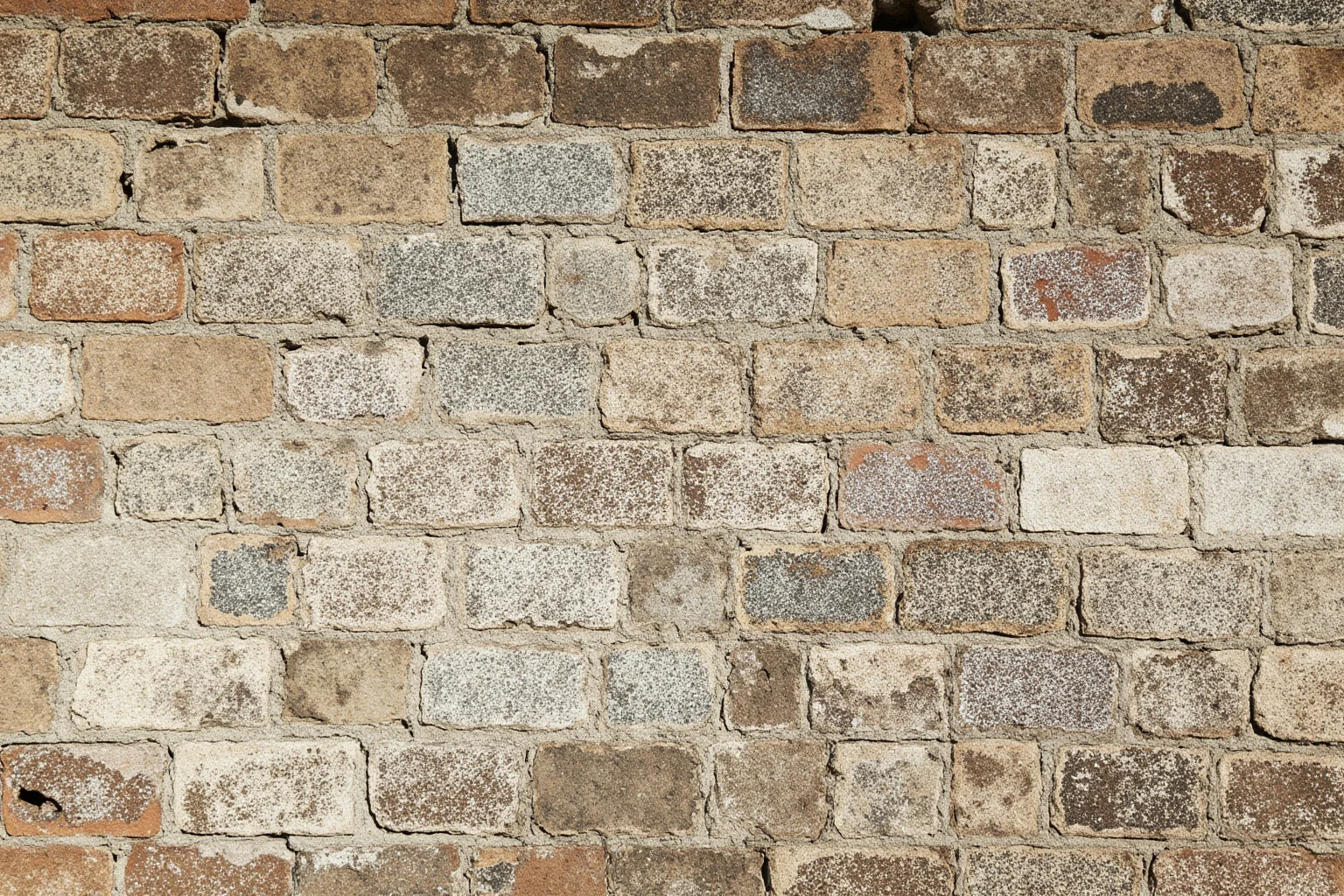Weathered ancient stone wall covered in faded painted graffiti and scratched inscriptions