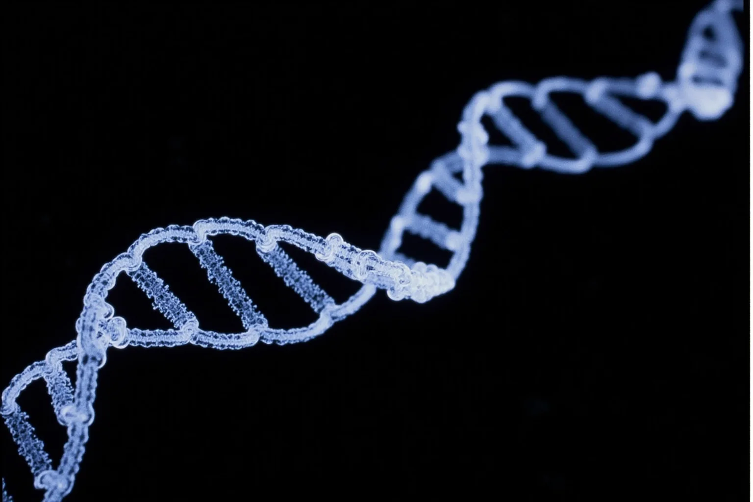 X-ray crystallography image of DNA helix structure, scientific photograph from 1950s era