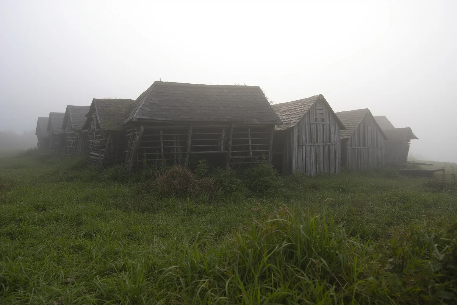 Scariest Missing Persons Cases in History: 20 Creepy Disappearances That Still Baffle Us 10 A 17th-century English fort on the coast of Maine, abandoned wooden buildings, overgrown grass, misty morning, archaeological site feel.