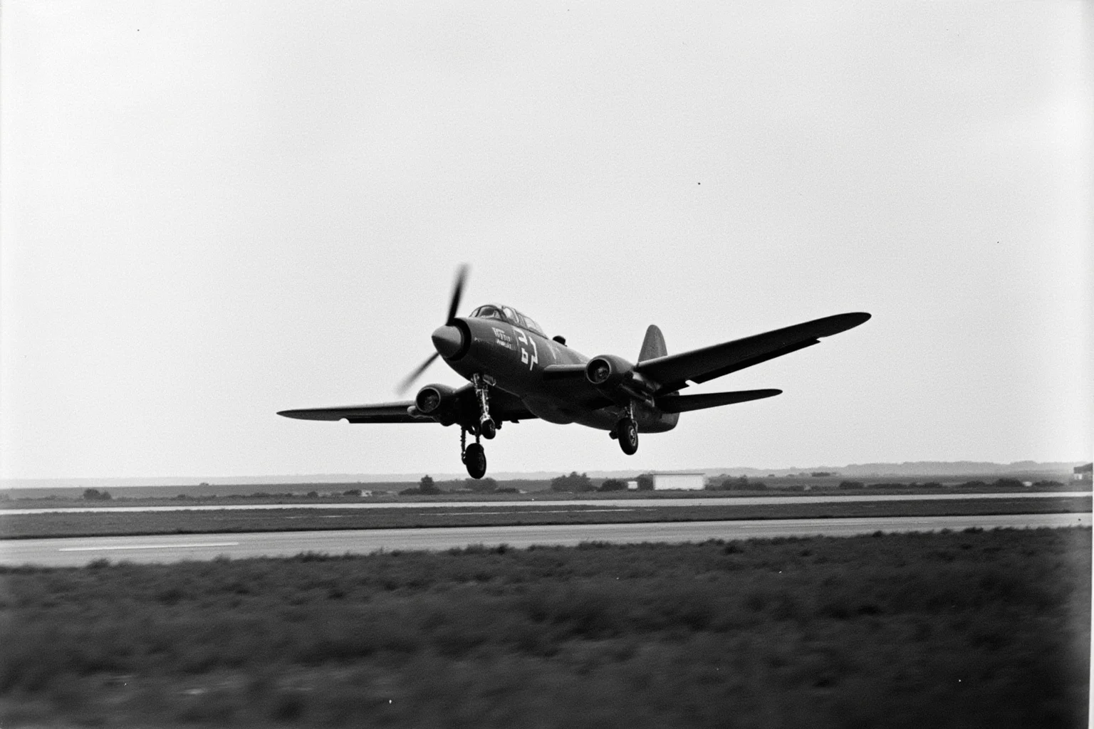 Why Did Germany Lose WW2? 20 Reasons They Almost Won 18 A German Me 262 jet fighter taking off from an airfield, late 1944