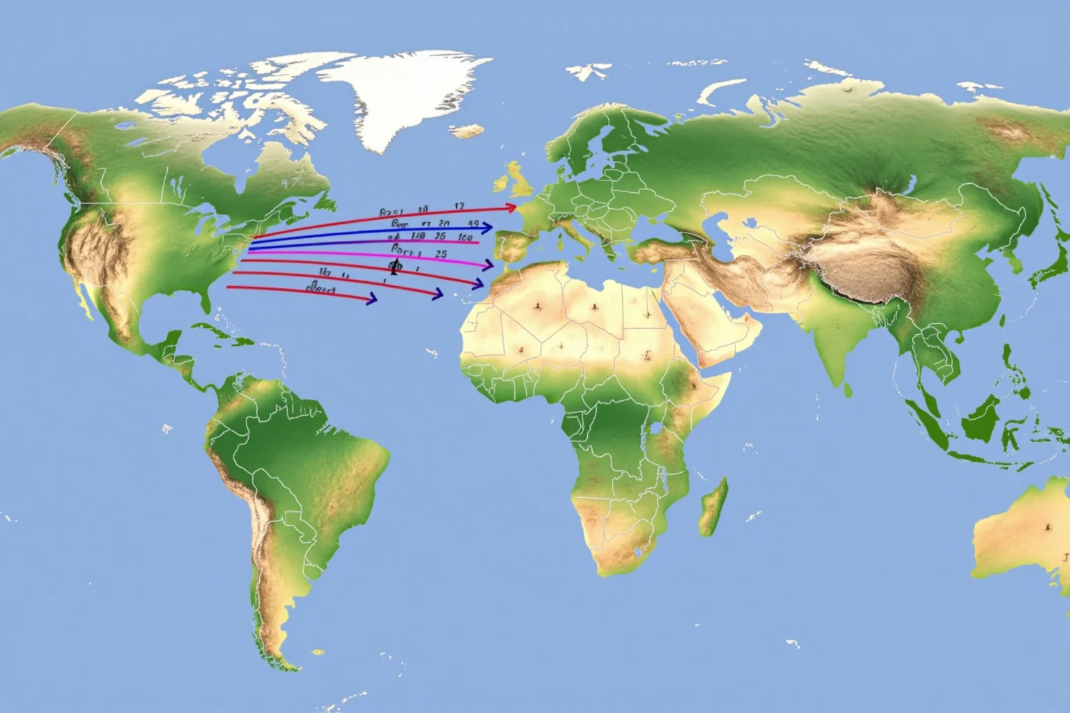 Pangea's Influence: 20 Ways We Can Tell How and Where the Continents Were Fused 15 A GPS station on a continent with arrows indicating plate motion rates in centimeters per year.