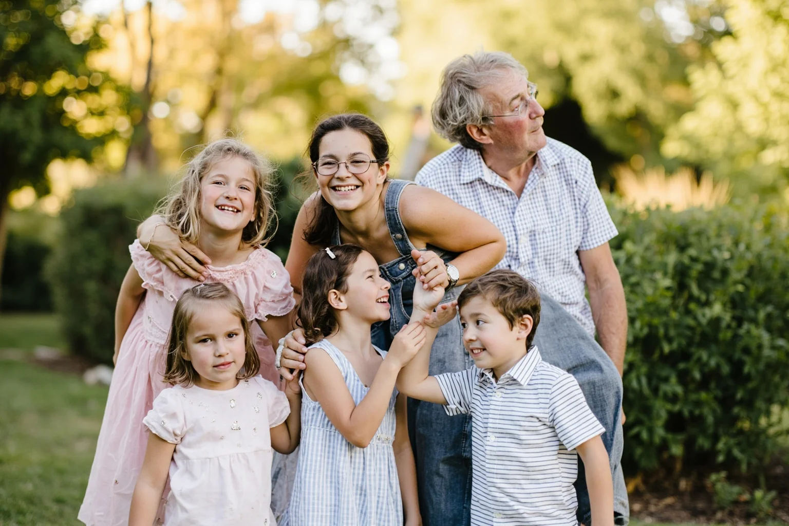 Facts You Didn't Know About Queen Elizabeth II, the World's Second-Longest Reigning Monarch 18 A large family gathering in a garden with children and grandparents, soft summer light, no identifiable faces