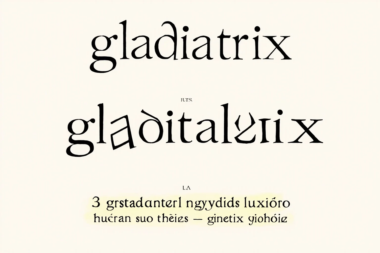 Yes, Female Gladiators Existed — And Here's Everything You Need to Know About Them 4 A linguistic illustration showing the modern word 'gladiatrix' crossed out, with ancient Latin text 'mulieres' highlighted below