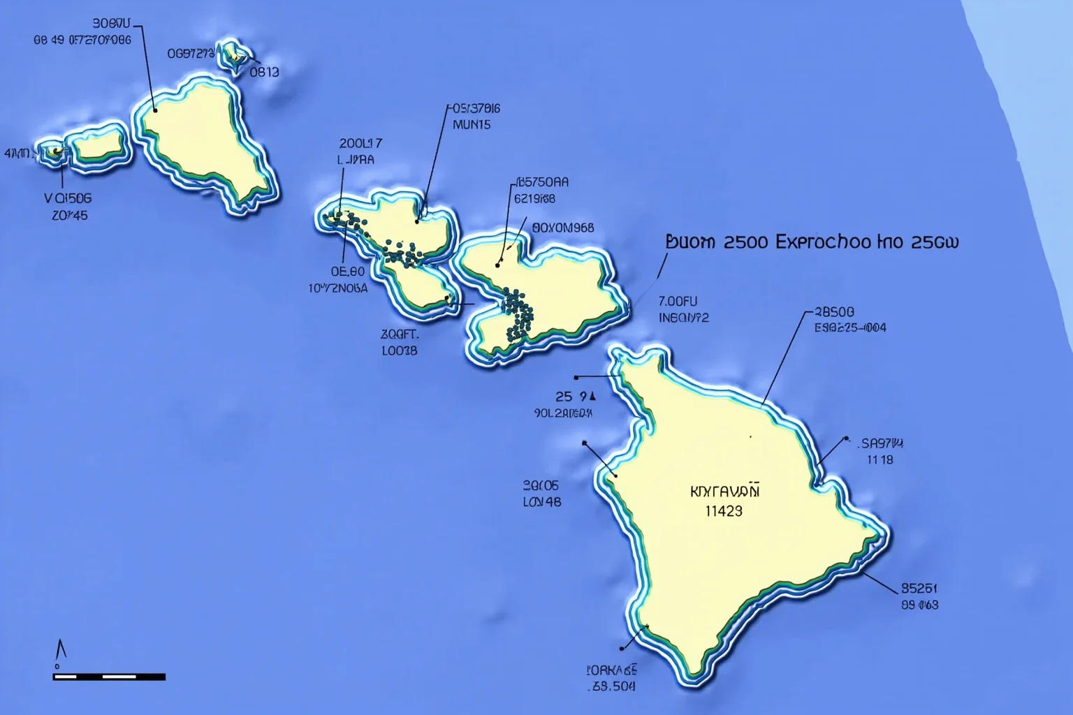 Pangea's Influence: 20 Ways We Can Tell How and Where the Continents Were Fused 16 A map of the Hawaiian-Emperor seamount chain with ages of volcanoes marked.