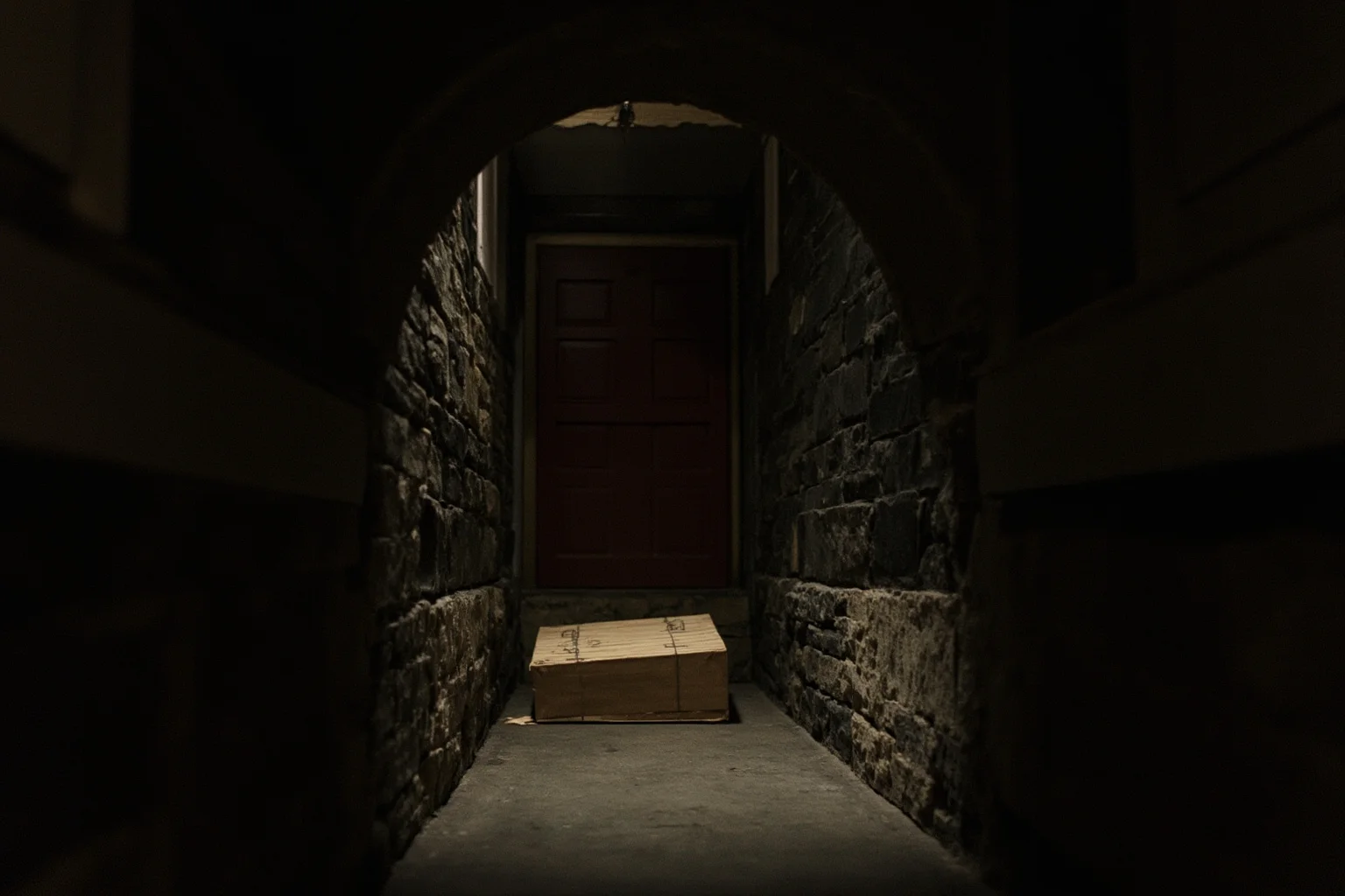 Facts You Didn't Know About Queen Elizabeth II, the World's Second-Longest Reigning Monarch 8 A sealed envelope inside a stone vault wall in an old Australian building, moody lighting, mystery atmosphere